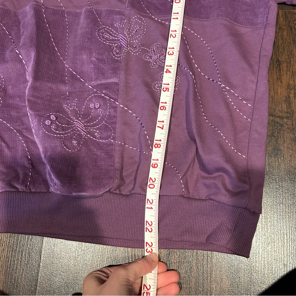 [Alfred Dunner] Patchwork Turtleneck Sweatshirt - Picture 5 of 5